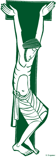 Steve Erspamer, «Clip Art For Year A», p. 49. Liturgy Training Publications, Chicago, 1992. Lien à : http://www.ltp.org